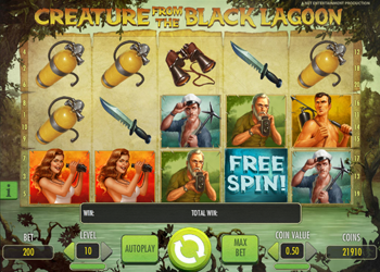 creature from the black lagoon online slot review