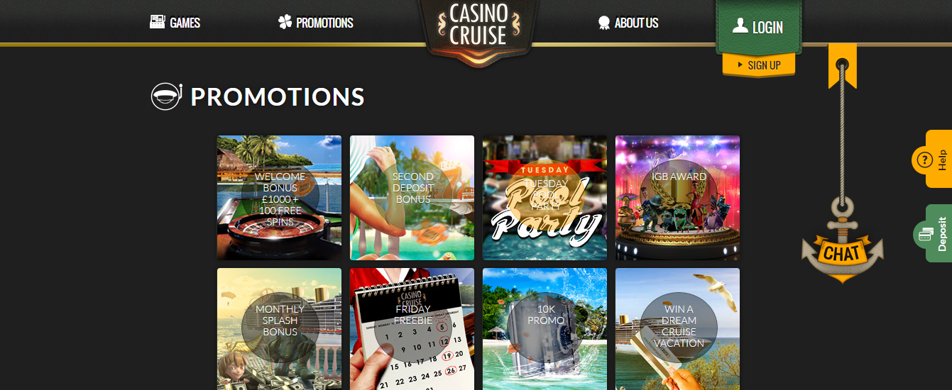 casino cruise promotions