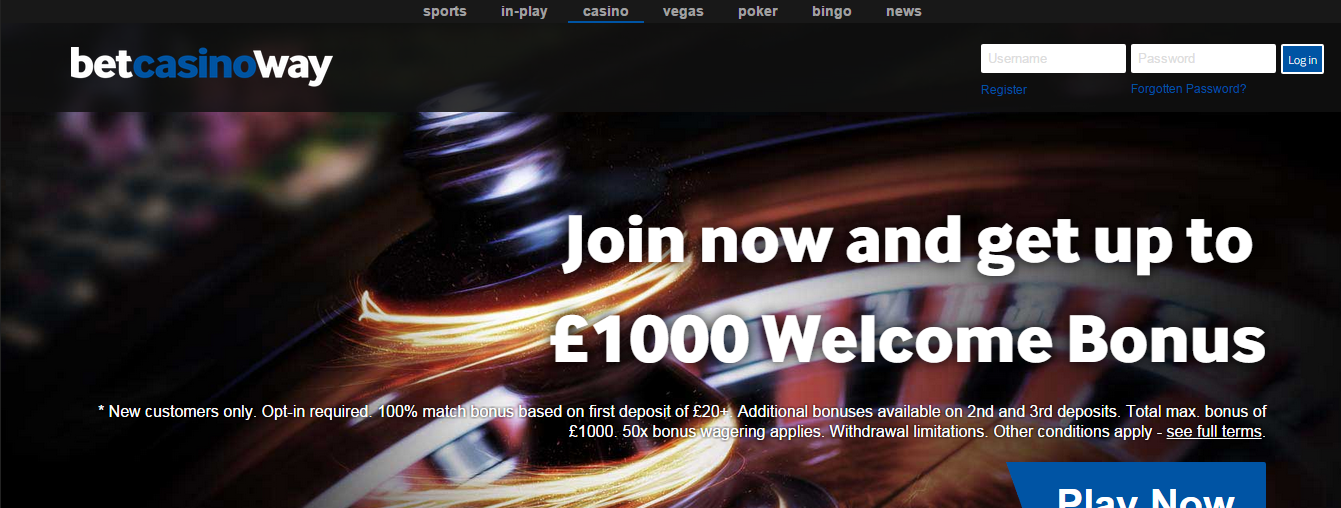 betway online casino review