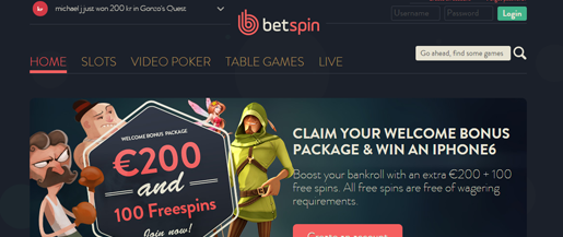 betspin online casino