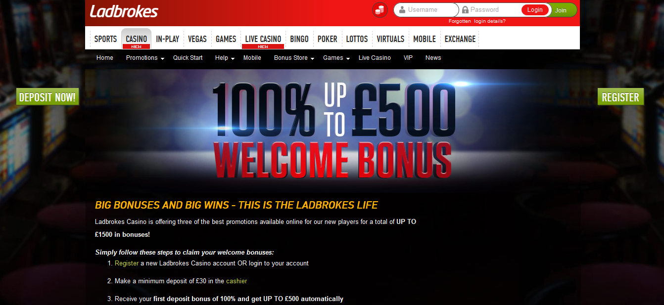 ladbrokes online casino welcome bonus
