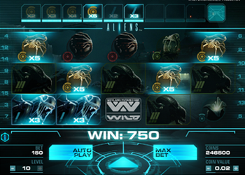 aliens online slot