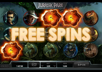 jurassic park free spins