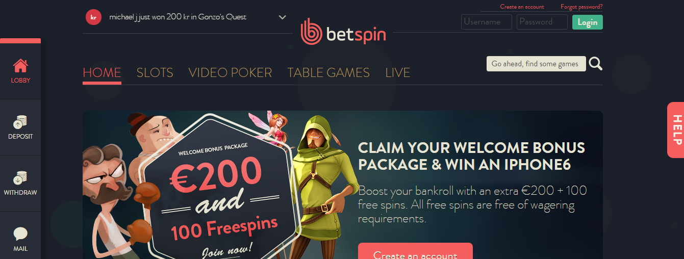 betspin online casino review