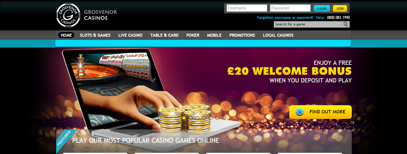 grosvenor online casino review