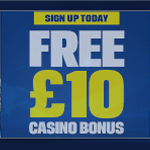 Get a £10 sign up bonus, and much more when you play with Coral Casino