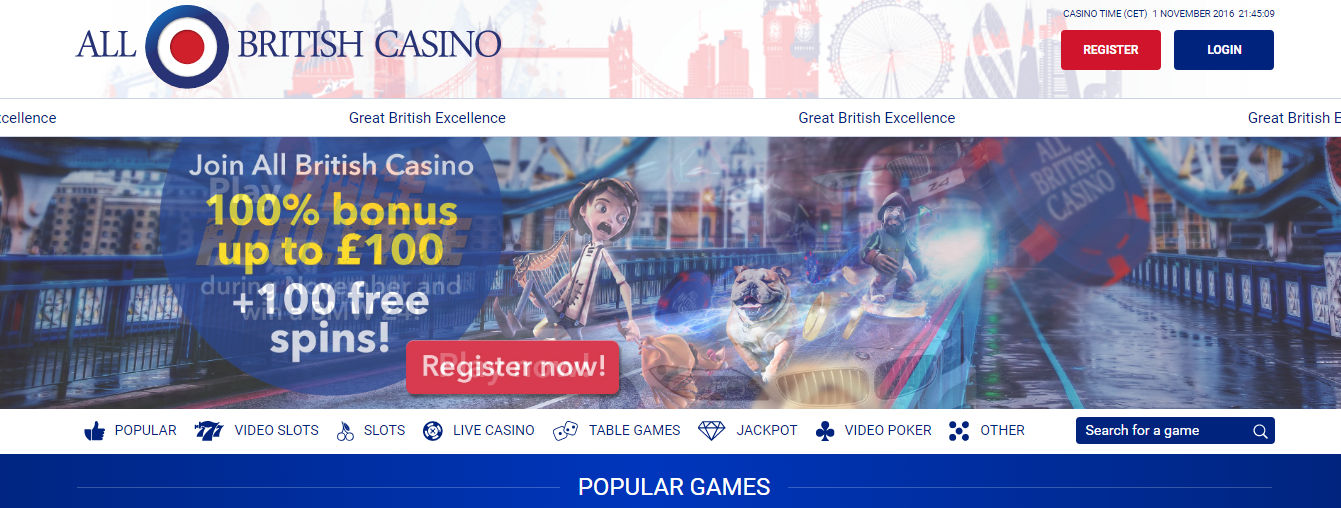 all british casino